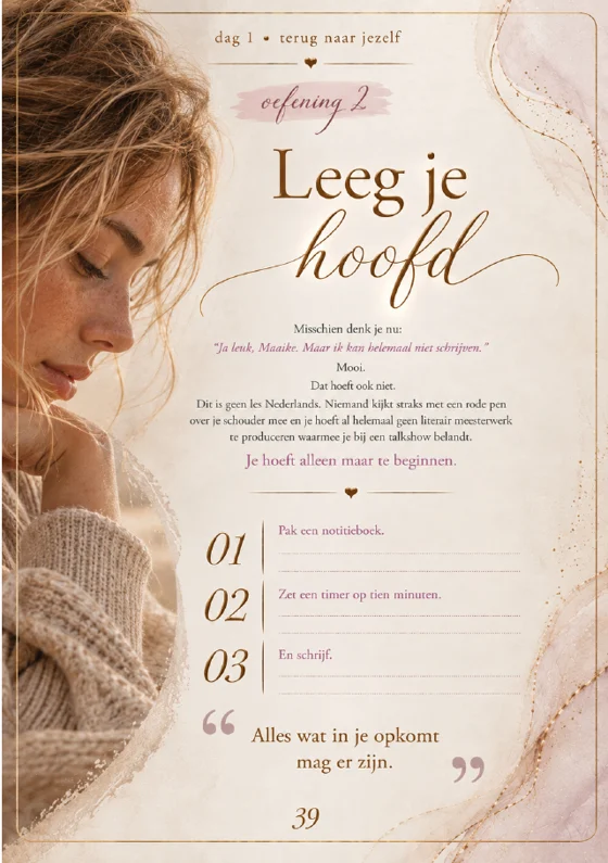 Oefening: Leeg je hoofd